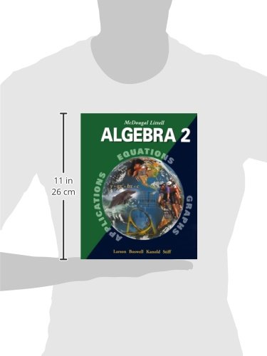 **Algebra 2 Textbook for Grade 11 - McDougal Littell High School Math Curriculum | Study Guide for Students & Teachers | Classroom & Homeschool Learning**