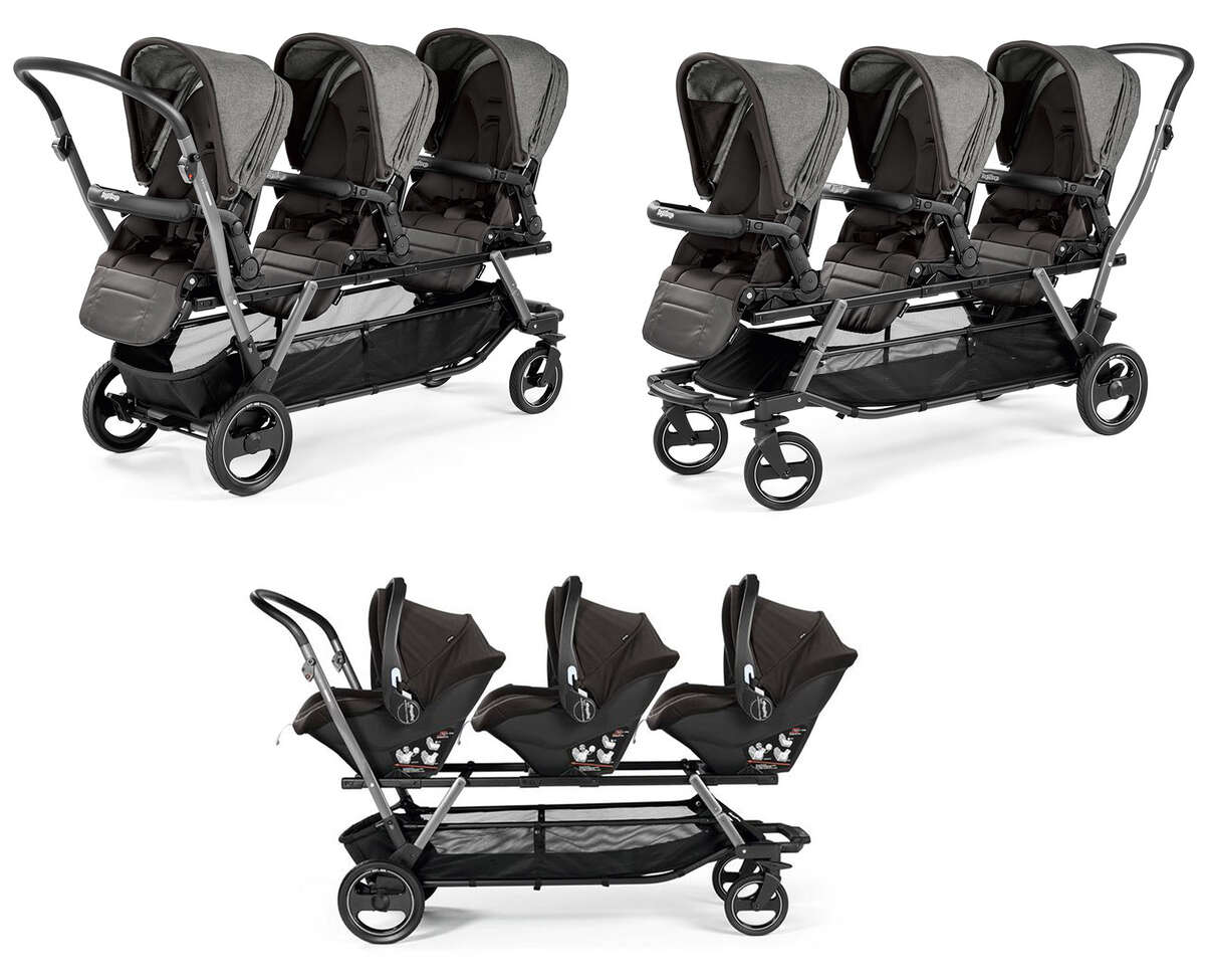 Peg Perego Triplette Piroet Stroller Chassis - Lightweight & Durable Baby Stroller Frame for Smooth Rides | Perfect for Travel, Shopping, and Daily Walks