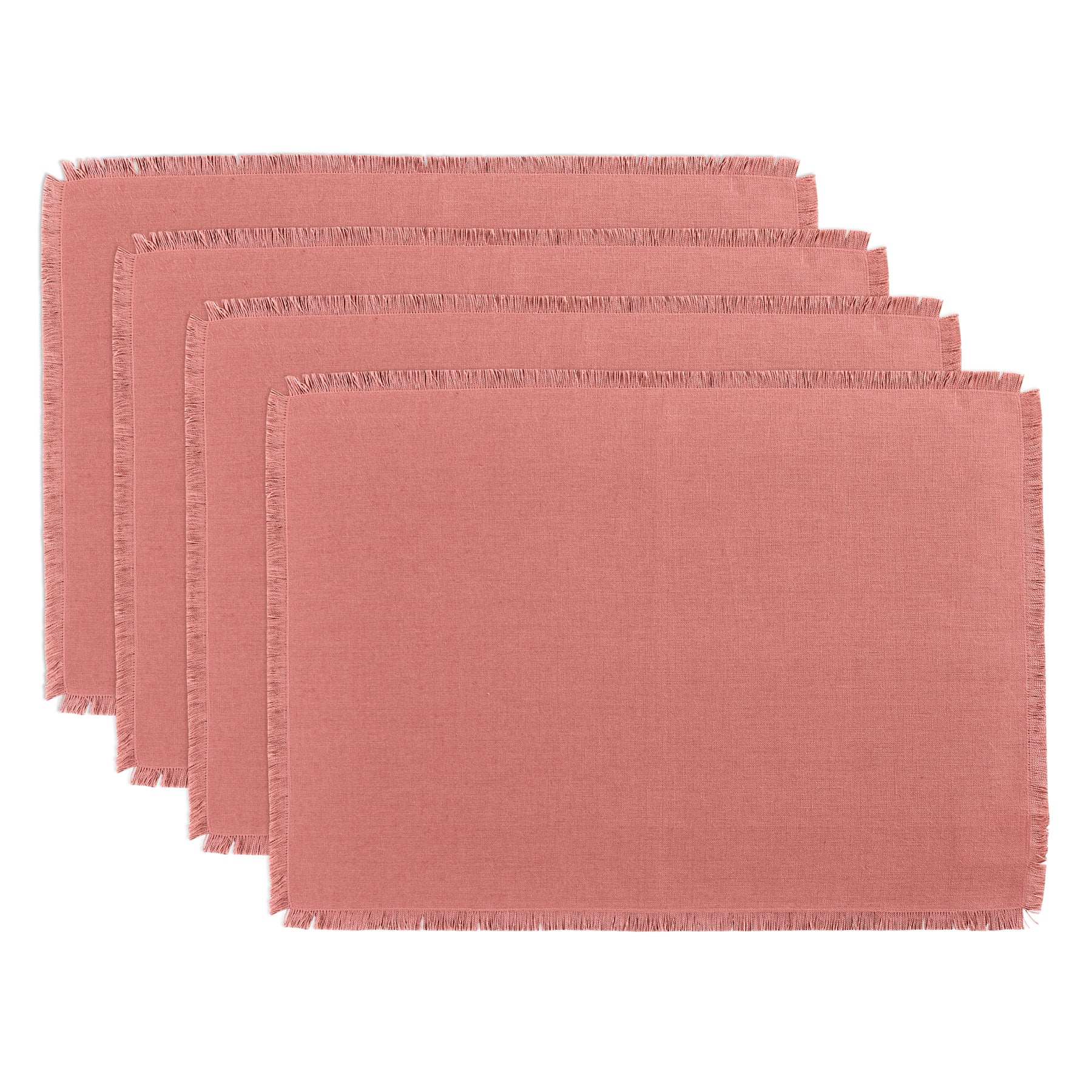 Stylish Fringe Placemats Set of 4 - Boho Chic Table Decor for Dining Room, Kitchen, or Outdoor Entertaining