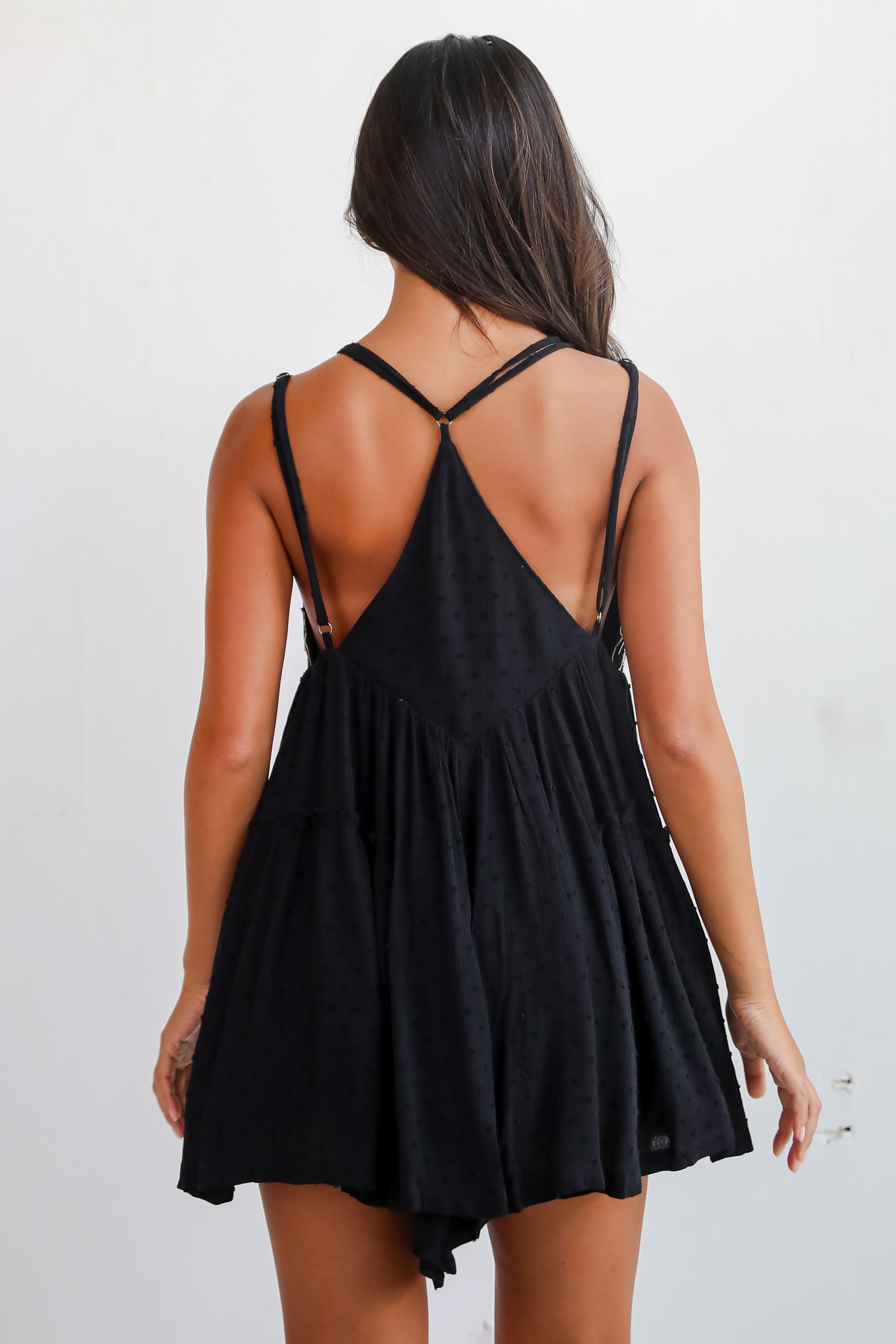 Charming Necessity Black Romper for Women - Stylish & Comfortable Jumpsuit for Summer Outfits, Casual Wear, and Beach Vacations