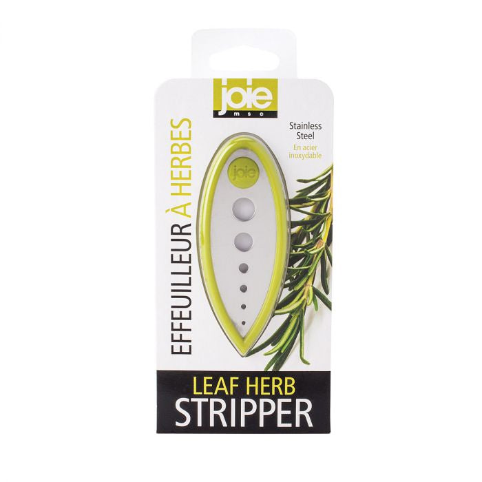 Joie Leaf Herb Stripper - Stainless Steel Kitchen Tool for Parsley, Cilantro, Thyme & More - Perfect for Cooking, Garnishing & Meal Prep