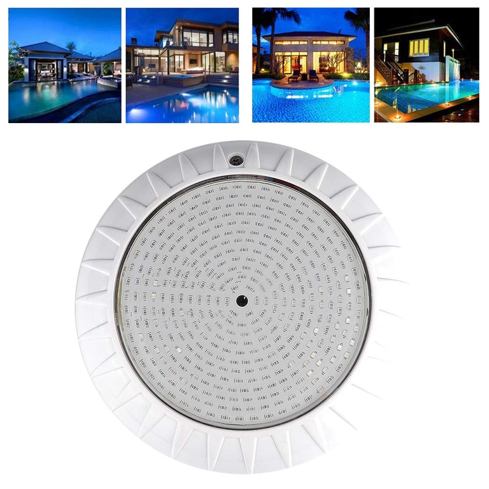Jacksking 35W 360LED RGB Waterproof Submersible Pool Lights - AC12V Multicolor Underwater Landscape Lighting with Remote Control for Ponds, Fountains & Backyard Decor | Perfect for Nighttime Swimming, Garden Parties & Outdoor Ambiance