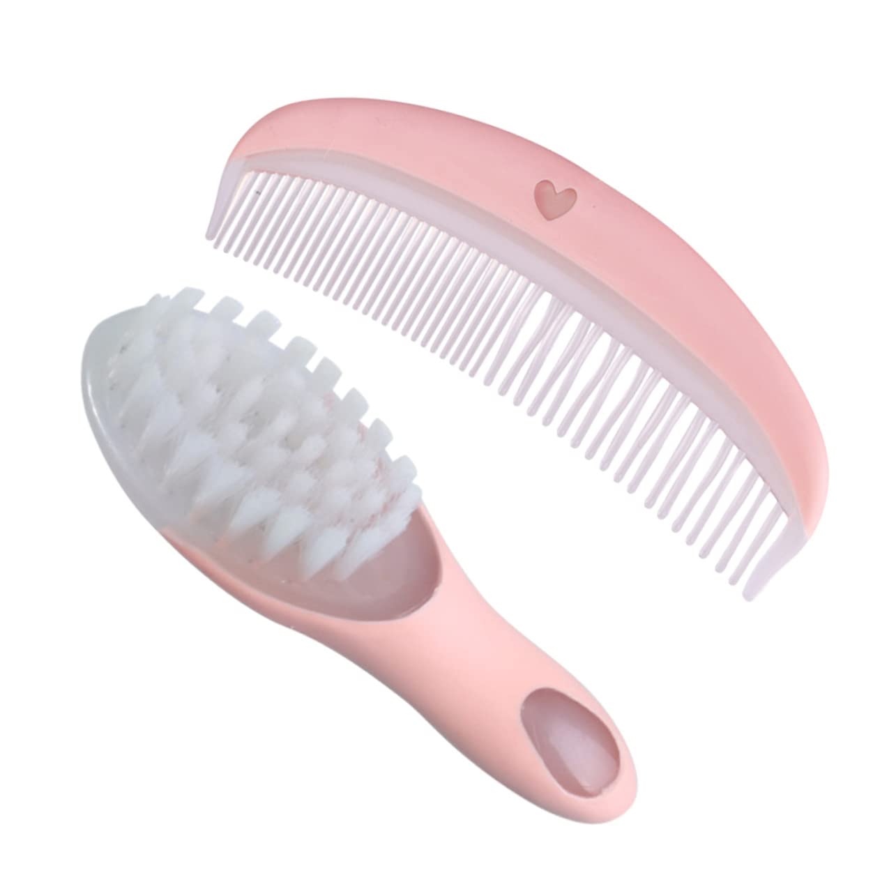 GLEAVI Baby Bath Accessories Set - 2-Piece Toddler Hair Brush & Comb Kit for Cradle Cap Care, Soft Bristle Brush & Easy-Grip Comb for Newborns & Infants - Perfect for Gentle Hair Care During Bath Time & Daily Grooming