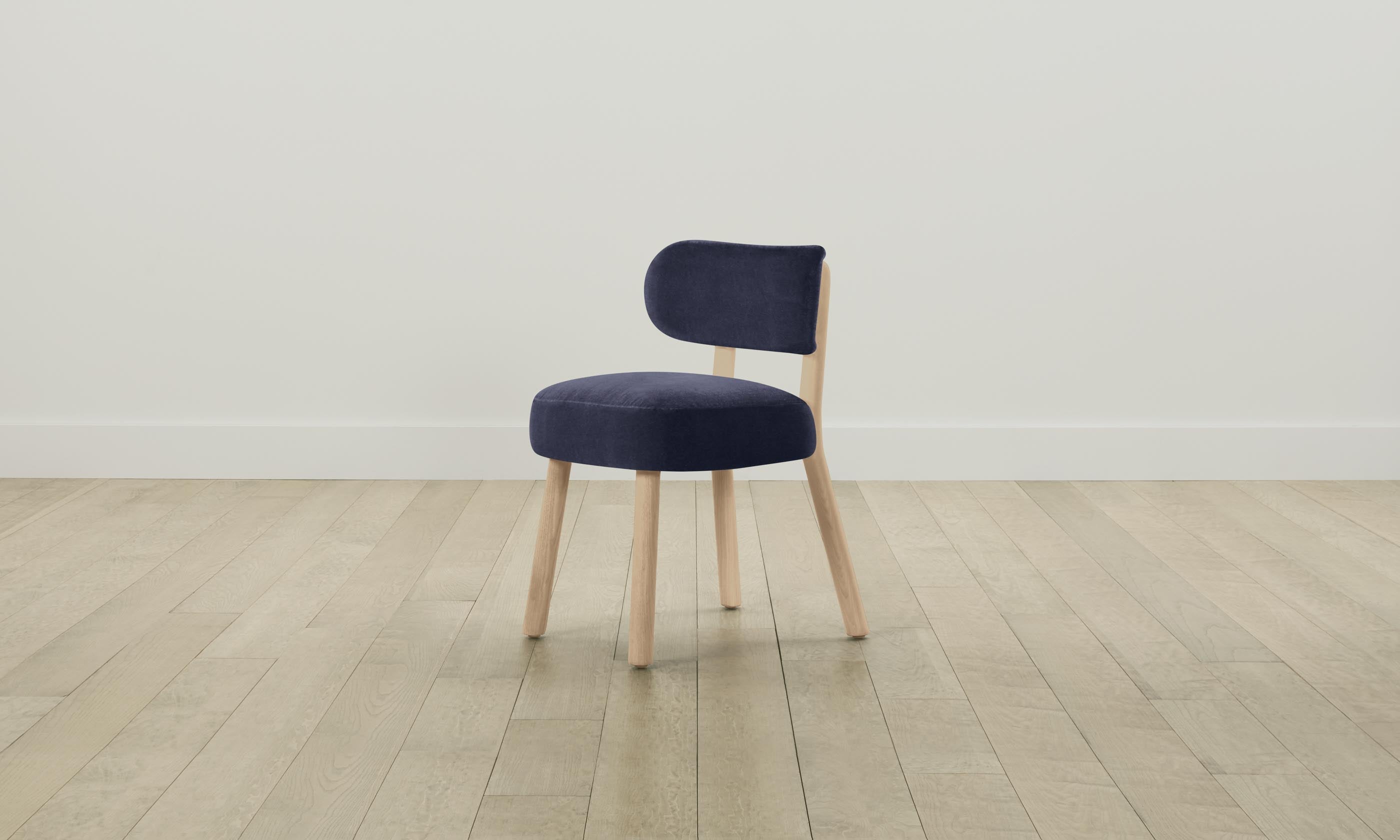 The Jane Dining Chair - Premium Performance Velvet in Midnight Blue for Elegant Dining Rooms & Home Decor
