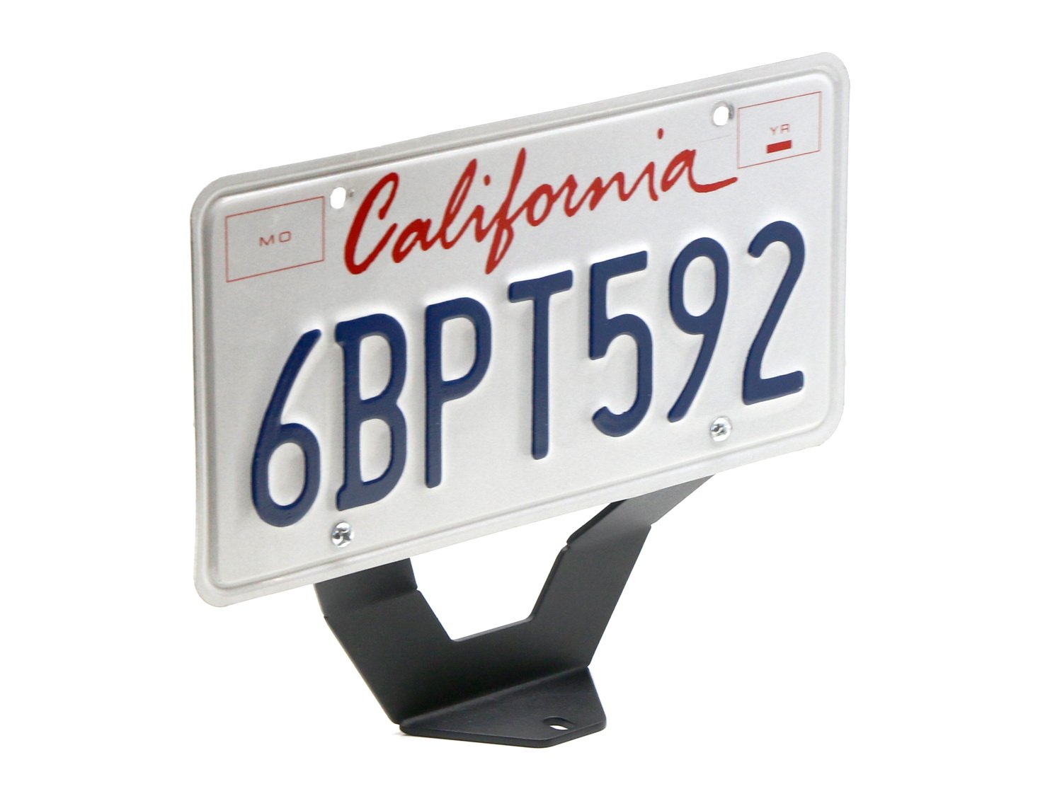 Bull Bar License Plate Relocator Bracket - Heavy Duty Off-Road Mounting Kit for Jeep Wrangler & Truck Accessories | Perfect for Trail Riding & 4x4 Adventures