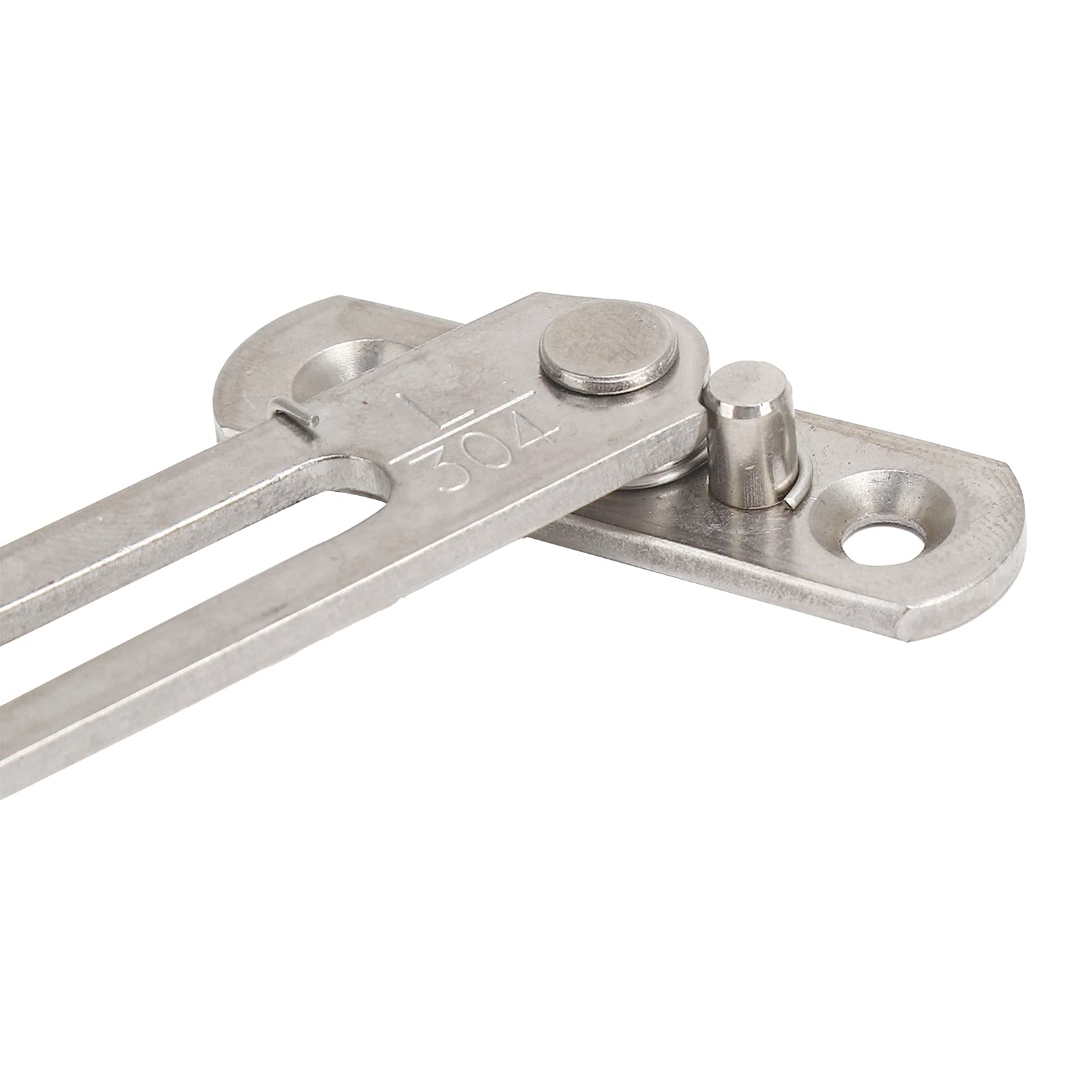 Premium Stainless Steel Casement Window Limiter - Heavy Duty Multi-Turn Spring Stopper for Sliding Windows | Child Safety Lock & Opening Control Hardware | Perfect for Home, Office & School Security