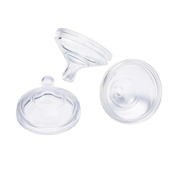 Boon Nursh Silicone Baby Bottles & Nipples - 3 Pack Set for Breastfeeding, Formula Feeding & On-the-Go Use | BPA-Free, Soft & Flexible for Newborns & Infants
