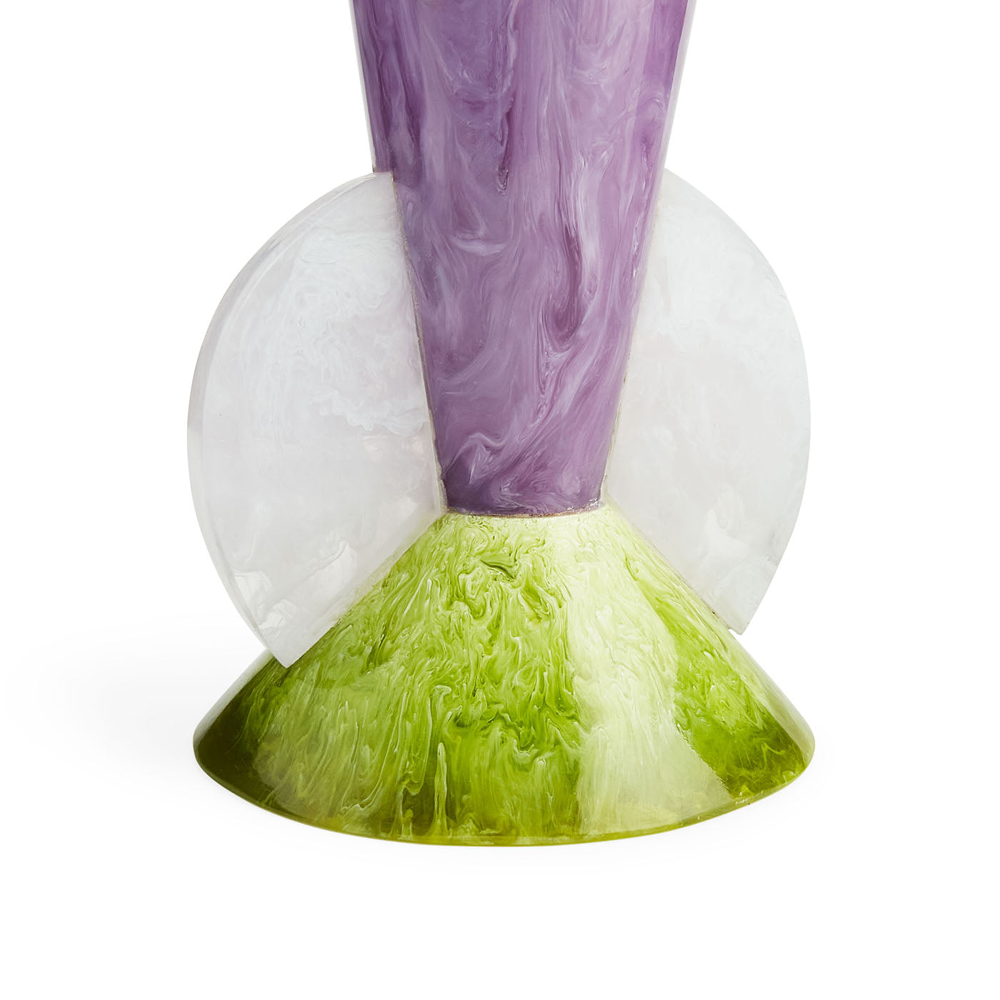 Como Tapered Bud Vase - Elegant Glass Flower Vase for Small Bouquets, Centerpieces, Wedding Decor & Home Decoration | Perfect for Dining Table, Coffee Table, and Shelf Display