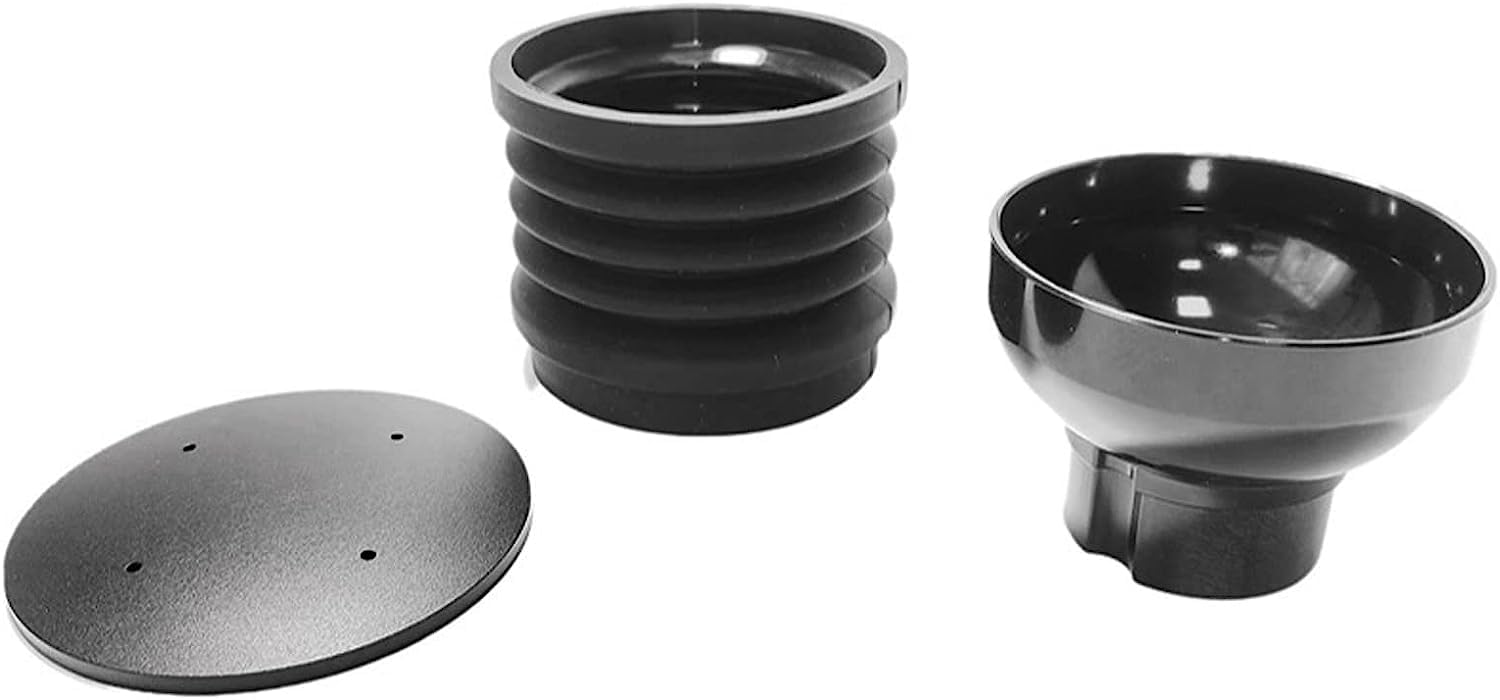 Eureka Mignon Single Dose Hopper Coffee Grinder - 2-in-1 Silicone Bellow for Cleaning & Grounds Collection | Compatible with MMG Grinders | Perfect for Home Baristas & Specialty Coffee Brewing