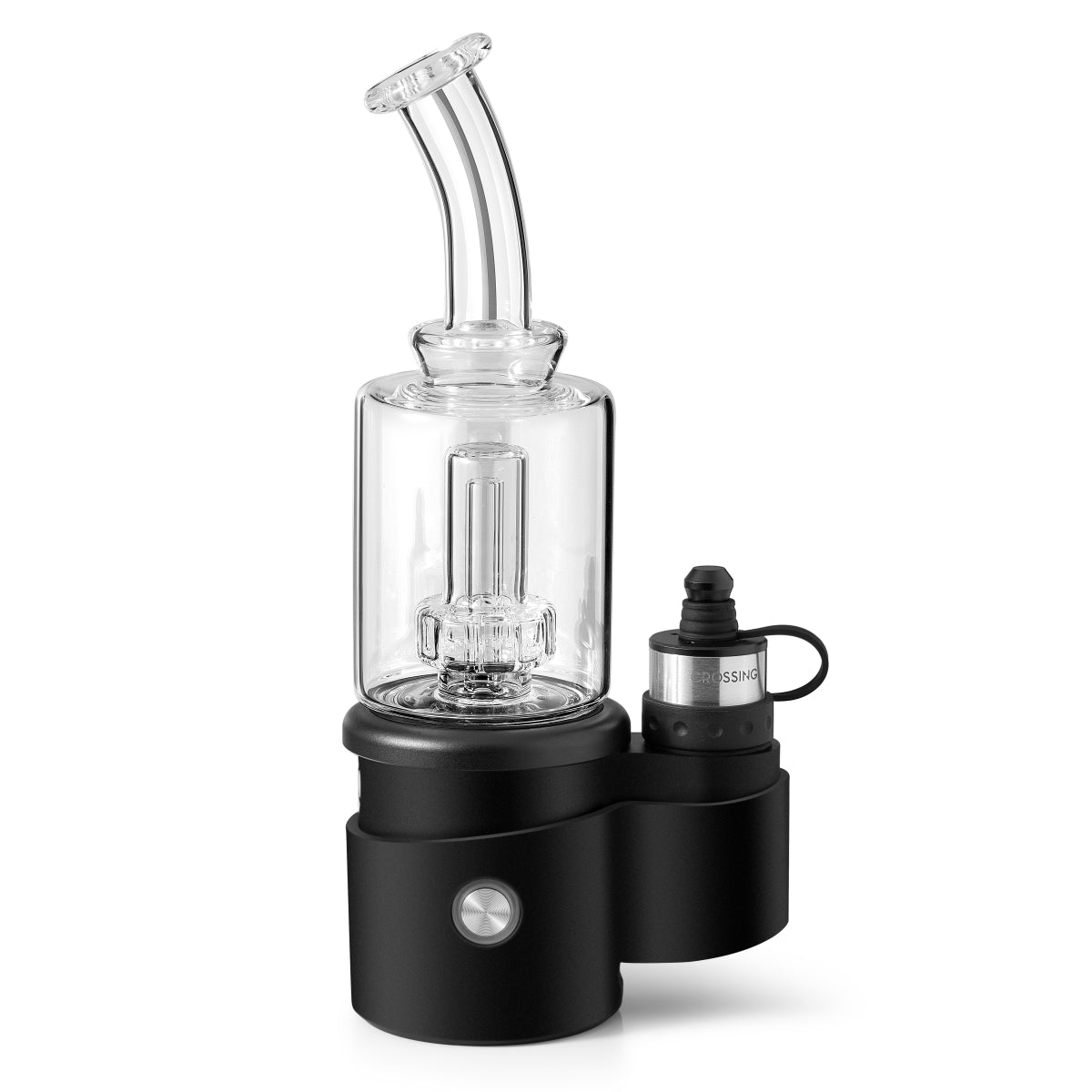 Premium Mini Matrix Percolator Glass Bubbler - Flat Top Design for Smooth Hits | Perfect for Concentrates, Herbs & Essential Oils | Portable & Durable for Travel, Home Use & Meditation Sessions