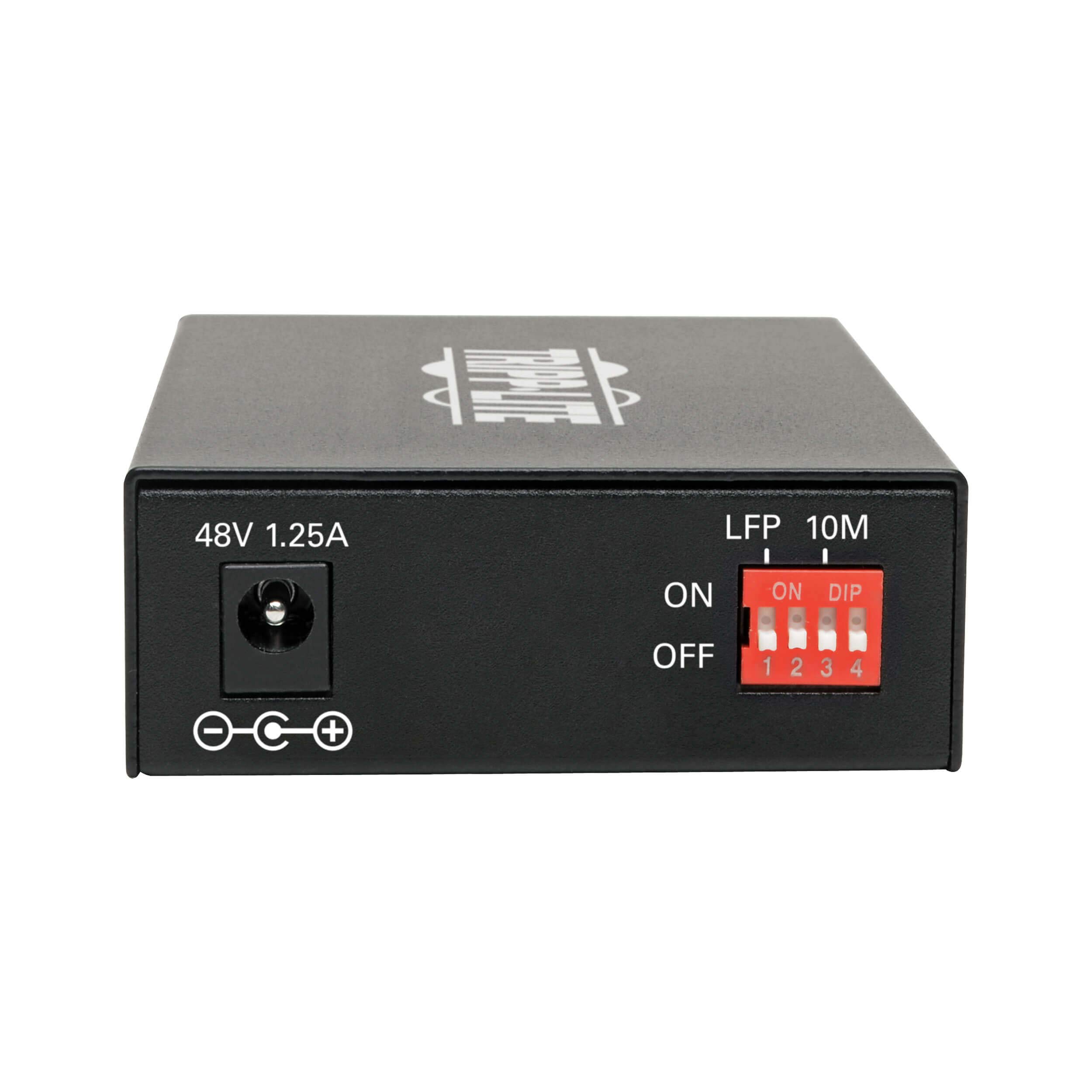 Tripp Lite Multimode Fiber to Ethernet Converter - Gigabit POE+ Media Converter with LC Connector (850nm, 550m Range) - Ideal for Office Networks, Data Centers & Industrial Applications (Model N785-P01-LC-MM1)