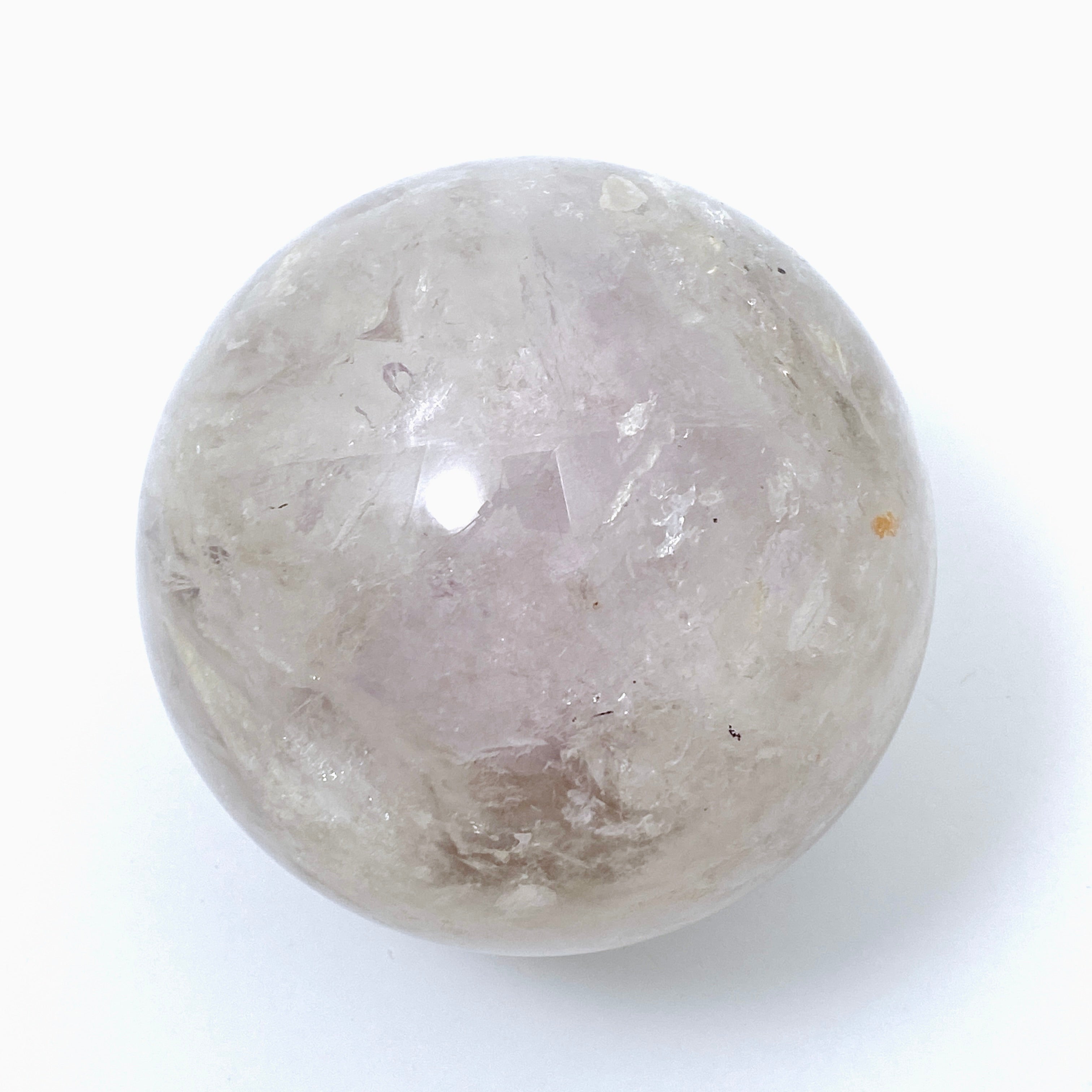 Enhydro Quartz Sphere EQS 02 - Natural Crystal Healing Stone for Meditation, Energy Work & Home Decor
