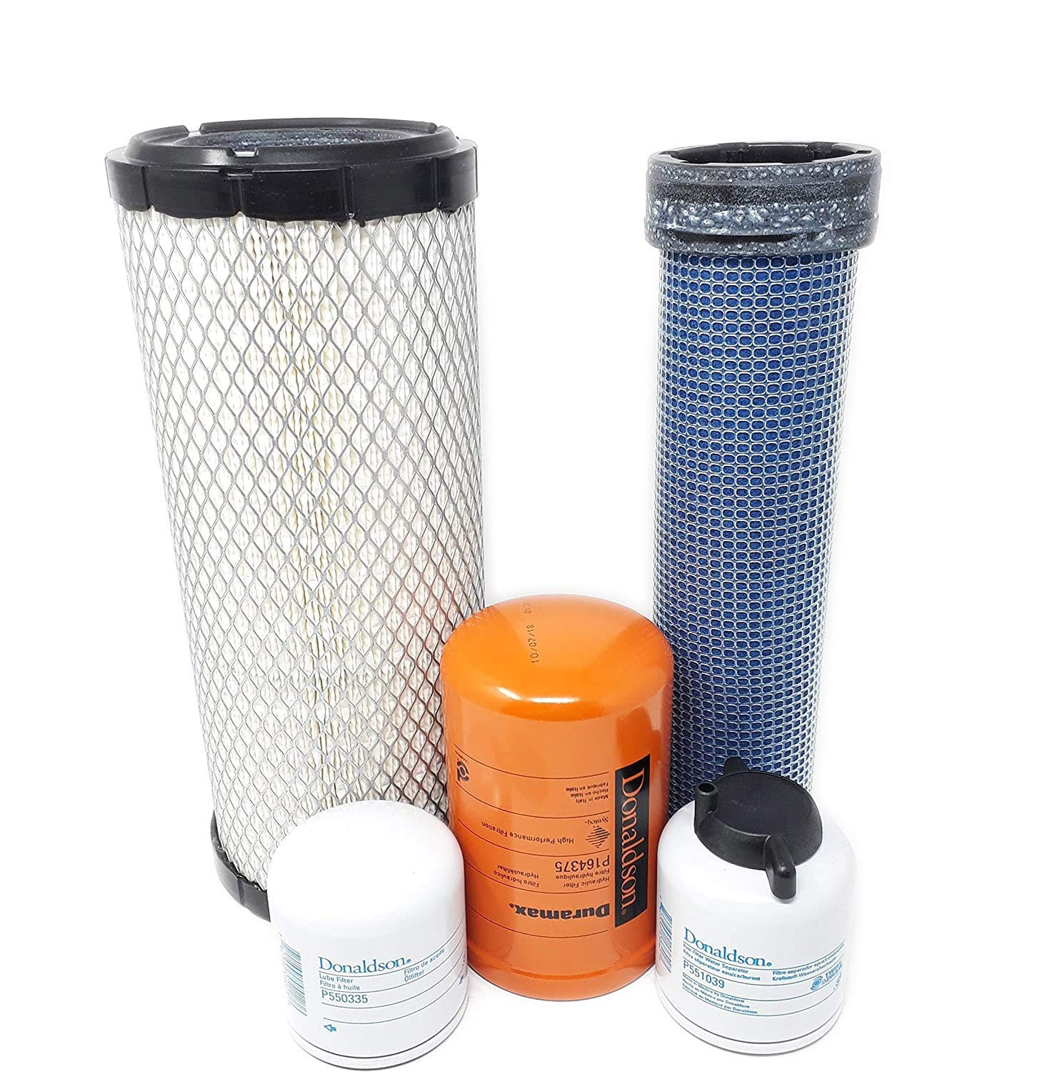 CFKIT Replacement Filter Kit Compatible with Bobcat 863 863G 864 873 873G 883 - Oil, Fuel, Hydraulic & Air Filters for Heavy-Duty Equipment Maintenance