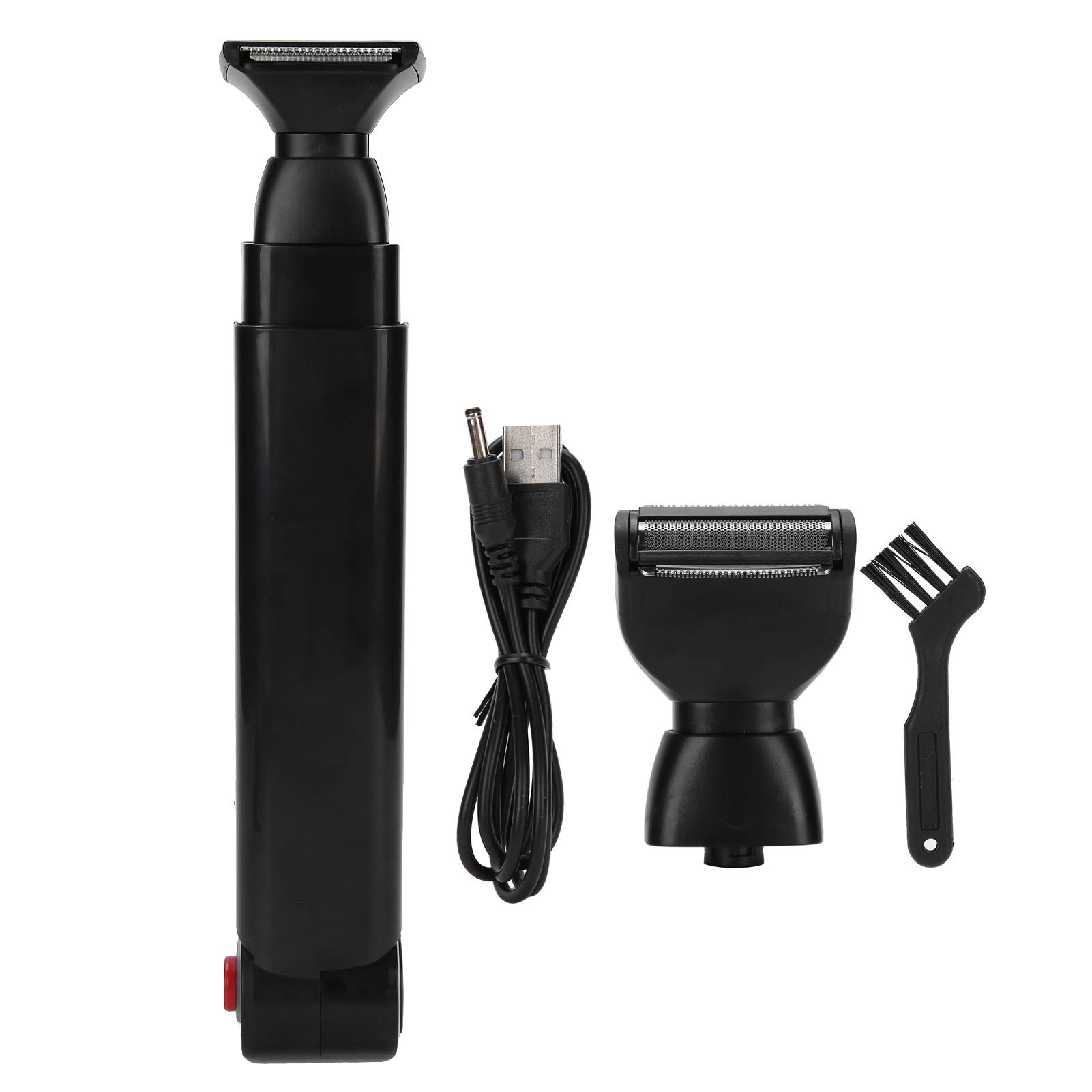 Cordless Electric Back Shaver for Men - Foldable & Rechargeable Body Hair Trimmer - Painless Back Hair Removal Tool for Smooth Skin - Perfect for Grooming, Travel & Personal Care
