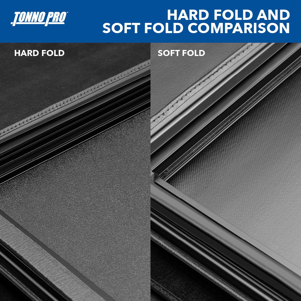 Tonno Pro Tonno Fold Soft Folding Truck Bed Tonneau Cover | 42-308 | Compatible with 2004-2008 Ford F-150 8' Bed (96