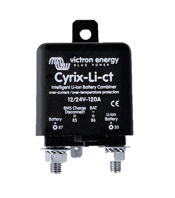 Cyrix Li ct 12V/24V 120A Battery Combiner Isolator - Perfect for Marine, RV, and Off-Grid Solar Power Systems