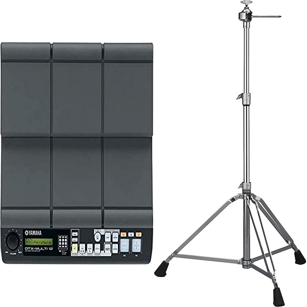 Yamaha DTX Multi Pad 12 - Electronic Drum Pad with PS940 Stand for DTX-MULTI 12 | Perfect for Live Performances, Studio Recording & Drum Practice