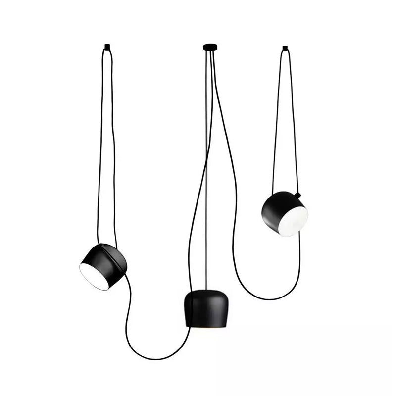 Modern Minimalist Aim Pendant Lamp - Adjustable Hanging Light Fixture for Kitchen Island, Dining Room, Bedroom & Living Room Decor