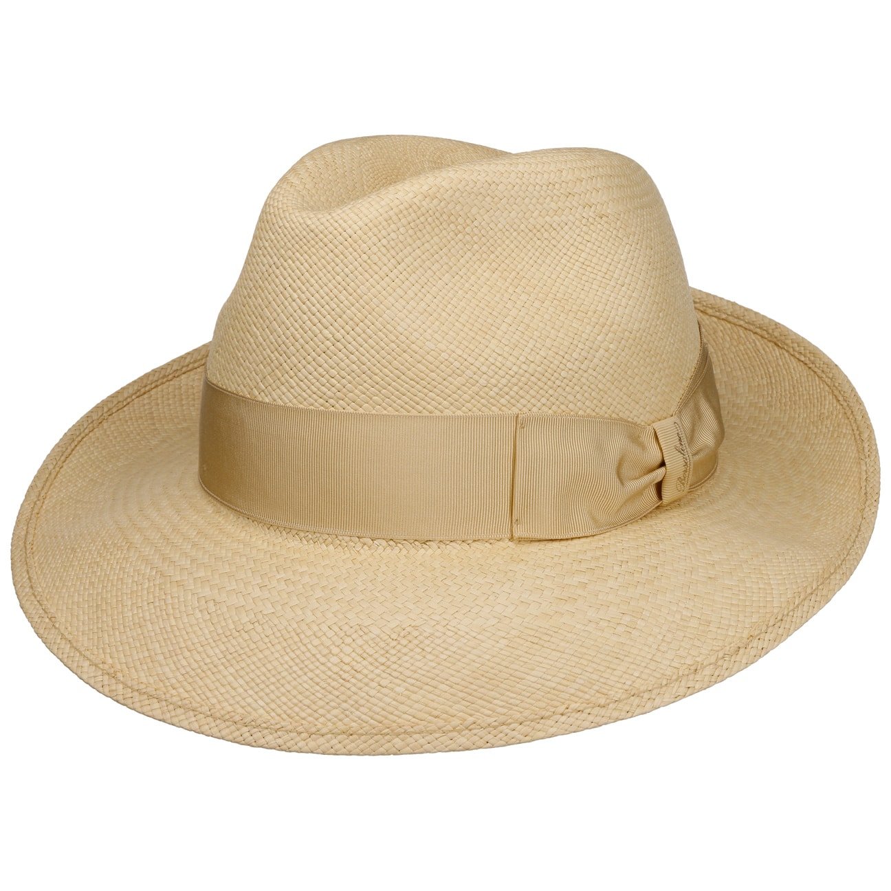 Borsalino Big Brim Fedora Straw Hat for Women & Men - Summer Sun Protection, Beach Vacation, Outdoor Activities