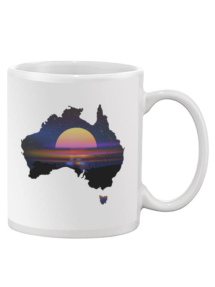Australia Sunset Over Country Mug - Premium Ceramic Coffee Cup with Stunning Scenic Design | Perfect for Home, Office, or Gift Giving