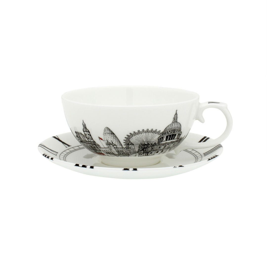 London Icons Tea Set for One - Authentic British Afternoon Tea Experience | Perfect for Solo Tea Time, Office Breaks & Cozy Moments