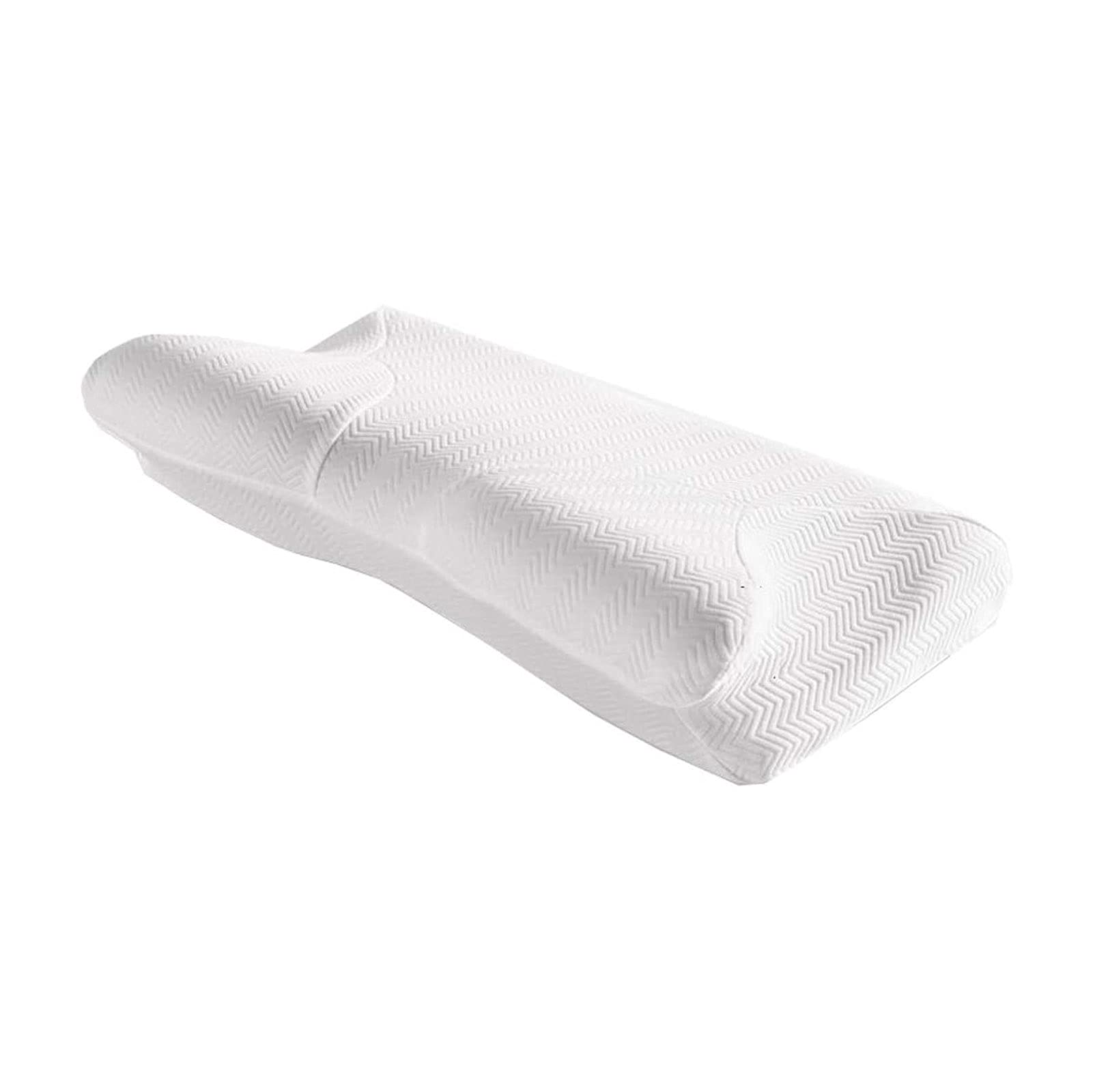 Ergonomic Cervical Pillow for Neck Pain Relief - Orthopedic Contoured Support Pillow for Back & Stomach Sleepers - Corrects Posture & Improves Sleep Quality | Ideal for Side Sleepers, Office Naps & Travel