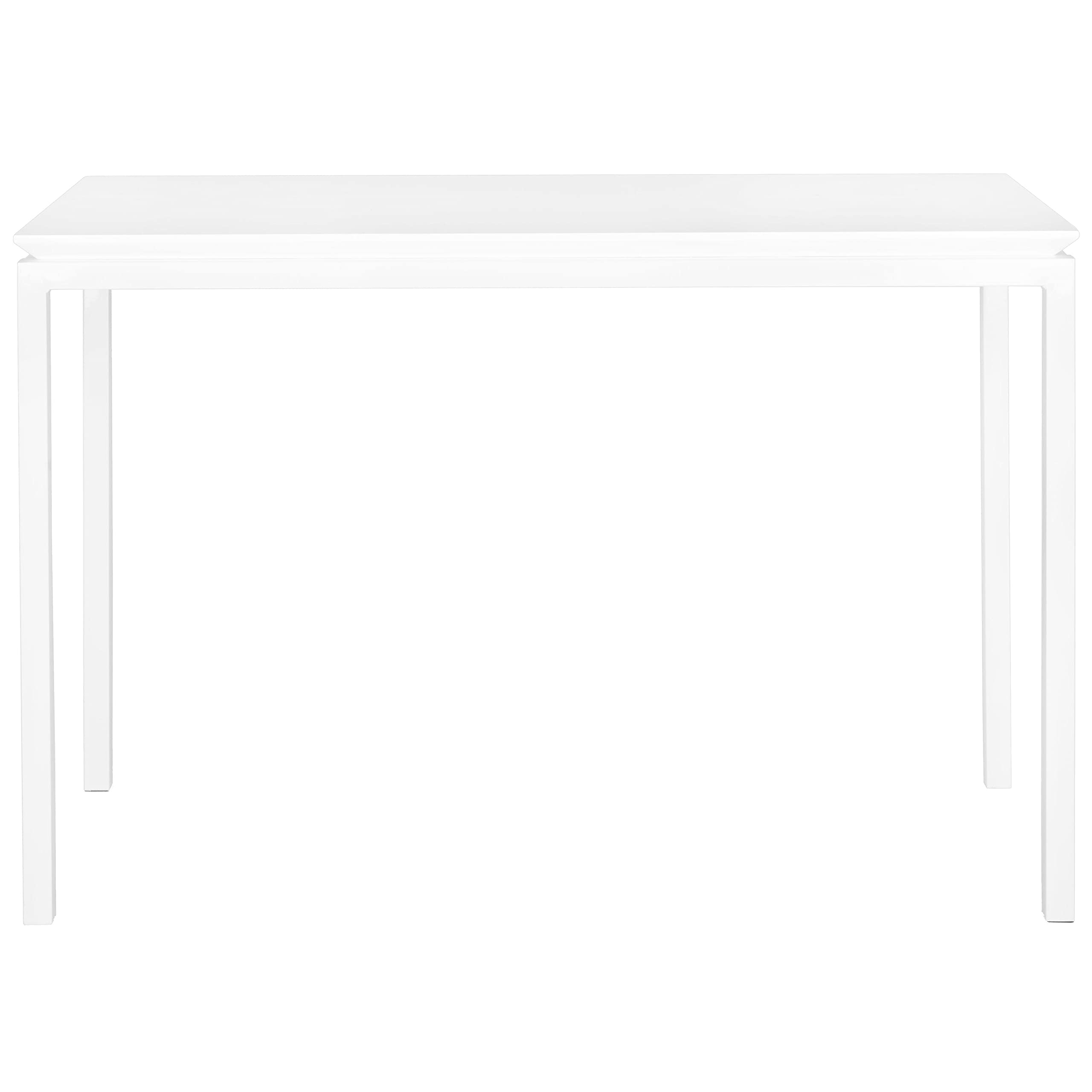 SAFAVIEH Home Collection Duke White Desk - Modern Writing Desk for Home Office, Study & Workspace - Perfect for Small Spaces & Apartment Living