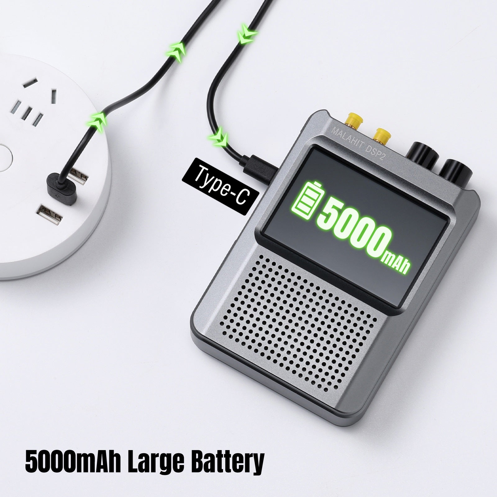 Raddy Malahit DSP2 Portable Shortwave Radio - Premium DSP Receiver for Ham Radio Enthusiasts - Perfect for Outdoor Adventures, Emergency Preparedness, and Travel