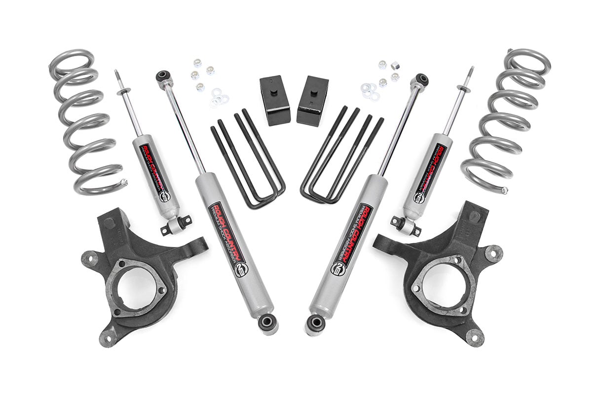 4.5 Inch Lift Kit for Chevy Silverado & GMC Sierra 1500 2WD (1999-2006 & Classic) - Heavy Duty Suspension Upgrade - Part #239N2 | Off-Road Truck Accessories for Enhanced Ground Clearance & Towing