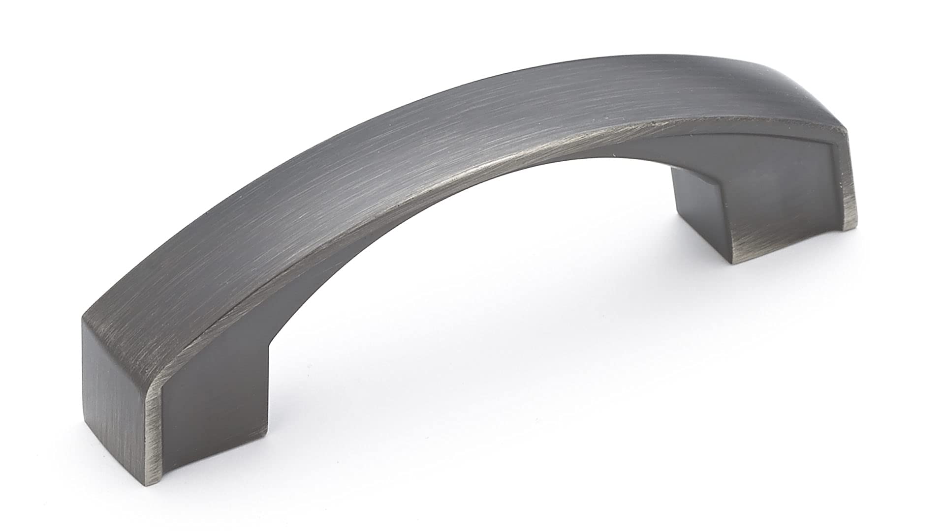 Antique Nickel 3-inch (76mm) Center-to-Center Cabinet Drawer Pull Handle - BP825276143 - Transitional Hardware for Kitchen, Bathroom & Furniture - Perfect for Cabinet Upgrades, Bathroom Renovations & DIY Home Decor Projects