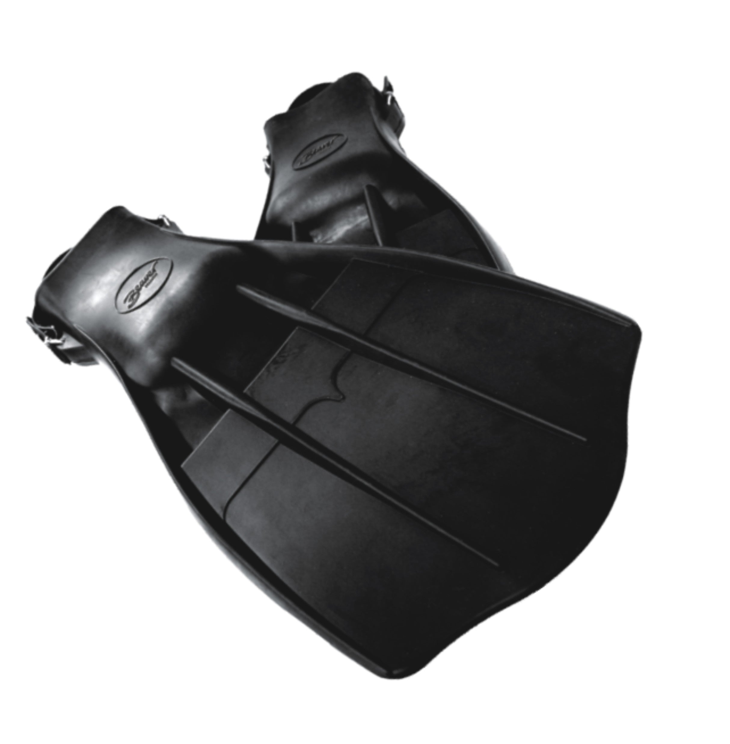 Beaver Predator Commercial Rubber Fins - Extra Large Size for Scuba Diving, Spearfishing & Underwater Hunting - Professional Grade Swim Fins for Divers