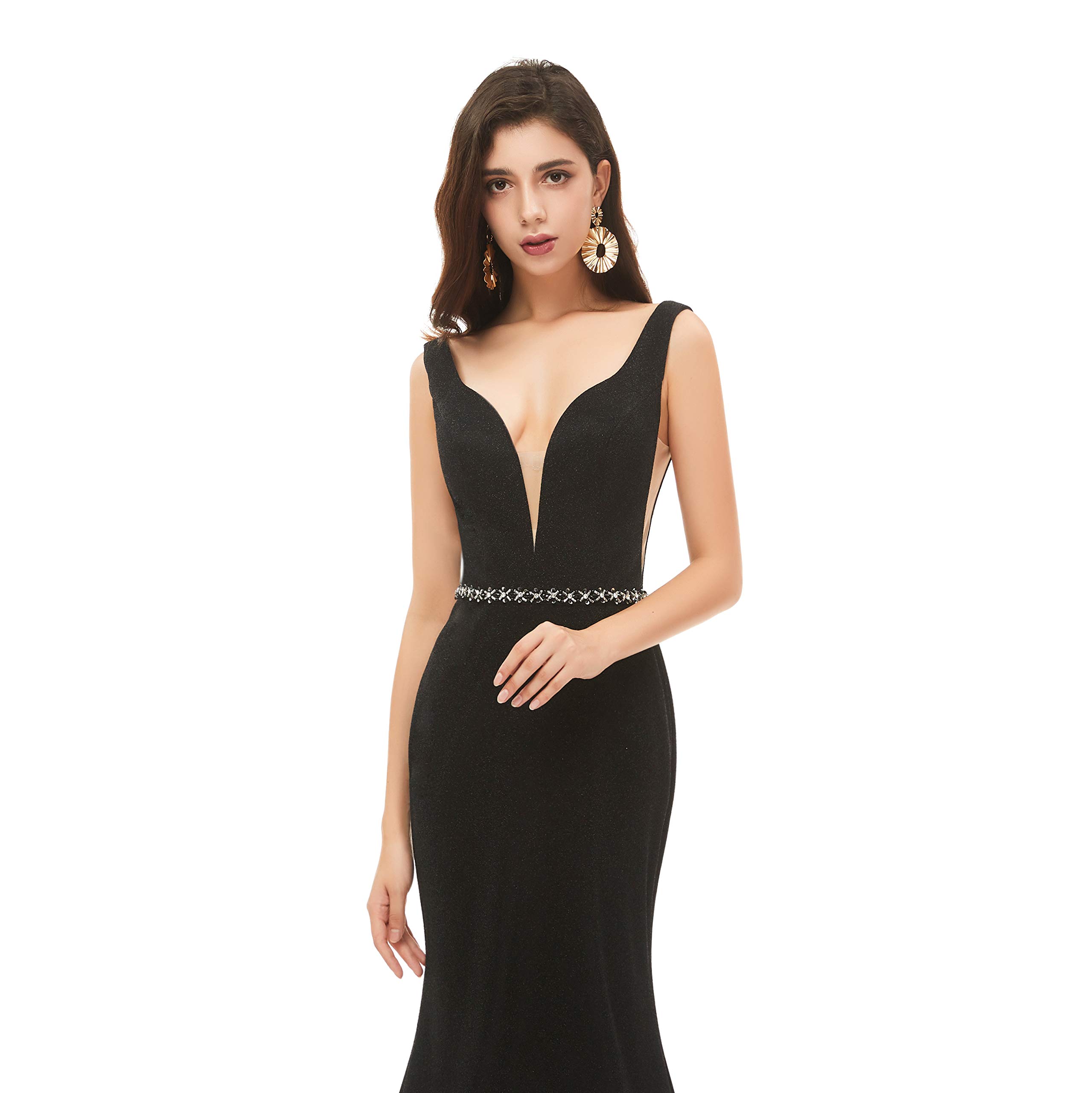 Elegant Women's Sequins Mermaid Prom Dress - Long Corset Trumpet Evening Gown for Homecoming, Formal Events & Special Occasions