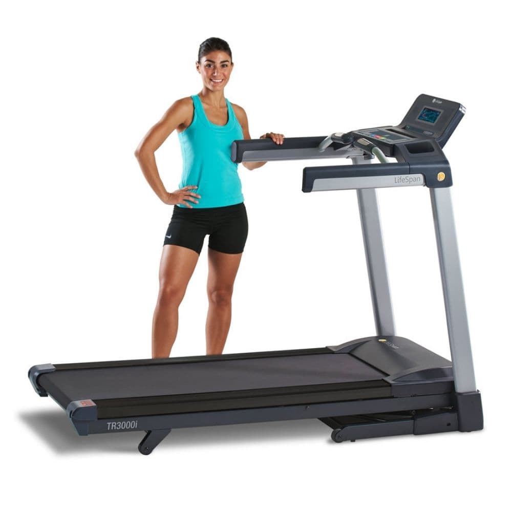 LifeSpan Fitness TR3000i Folding Treadmill - Compact Home Gym Equipment for Running & Walking | Perfect for Small Spaces & Home Workouts