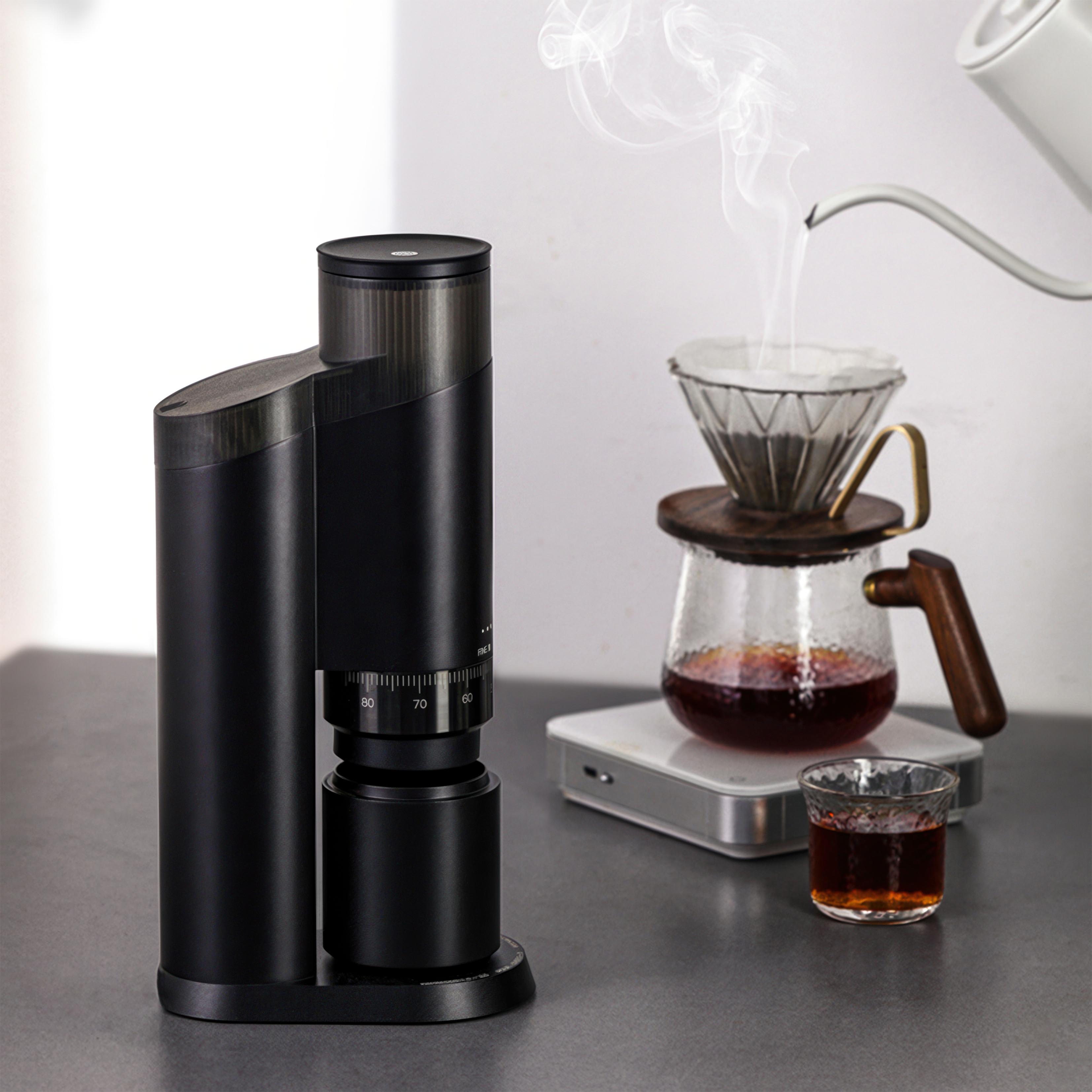 Premium Precision Coffee Grinder for Espresso & Pour Over - Electric Burr Grinder with Adjustable Settings for Home Baristas & Coffee Enthusiasts - Perfect for Morning Brews, Office Use & Gifts
