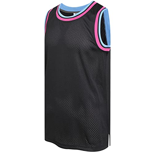 Light Blue Neckline-black Jersey