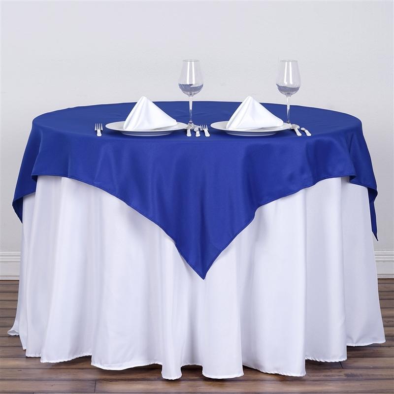 54 x 54 Inch Premium Polyester Square Tablecloth - Waterproof & Wrinkle-Resistant - Perfect for Dining Tables, Parties, and Special Events