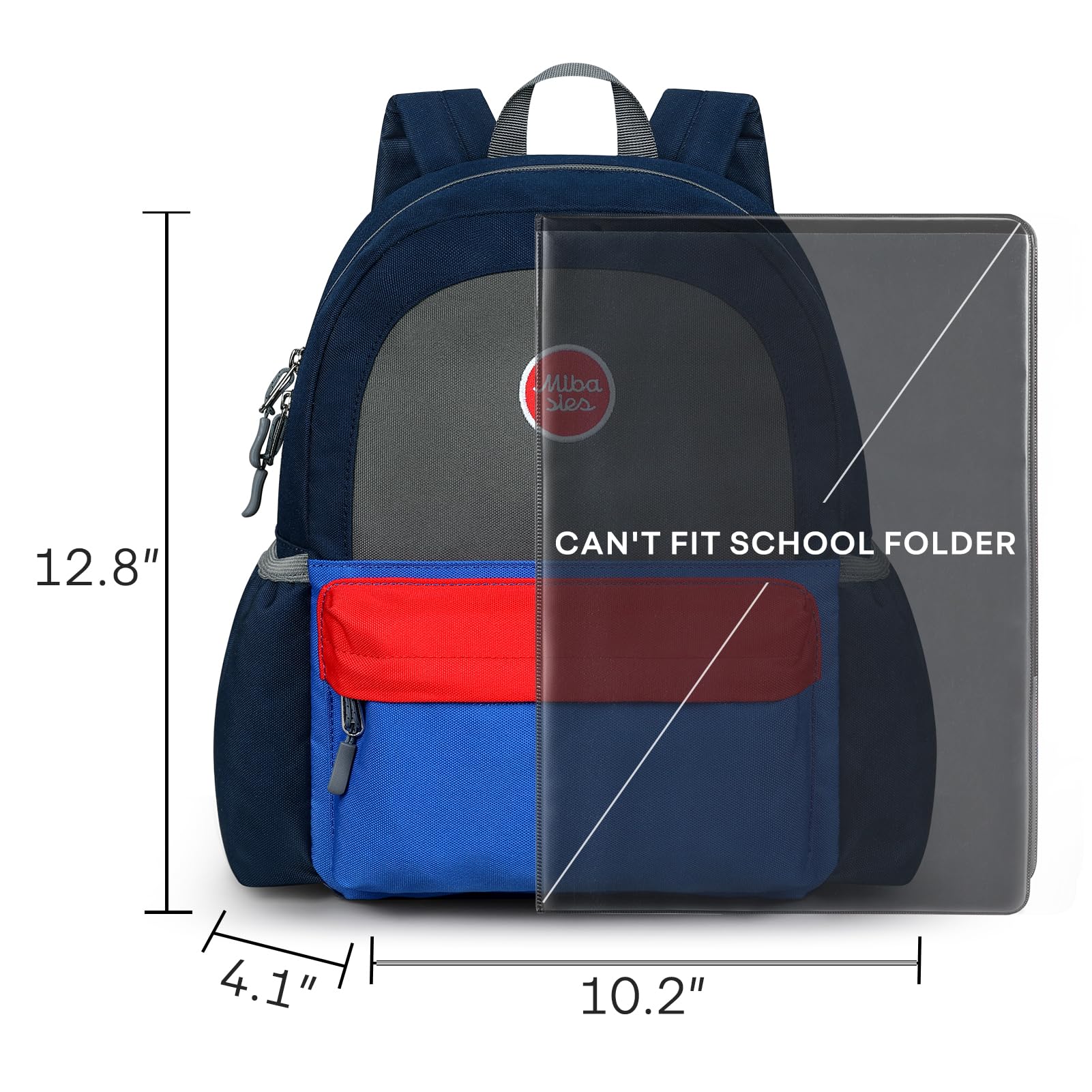 Mibasies Toddler Backpack for Boys 2-4 - Kids School Backpack for Preschool & Kindergarten | Perfect for Daily Use & Travel