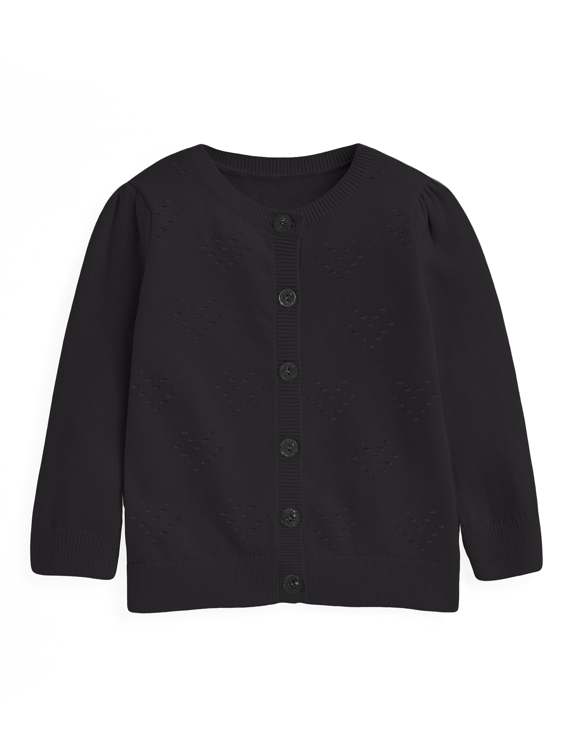 Girls Cropped Knit Cardigan - V Neck Button Down Sweater for Dresses & Tops | Perfect for Spring Layering & Casual Outfits