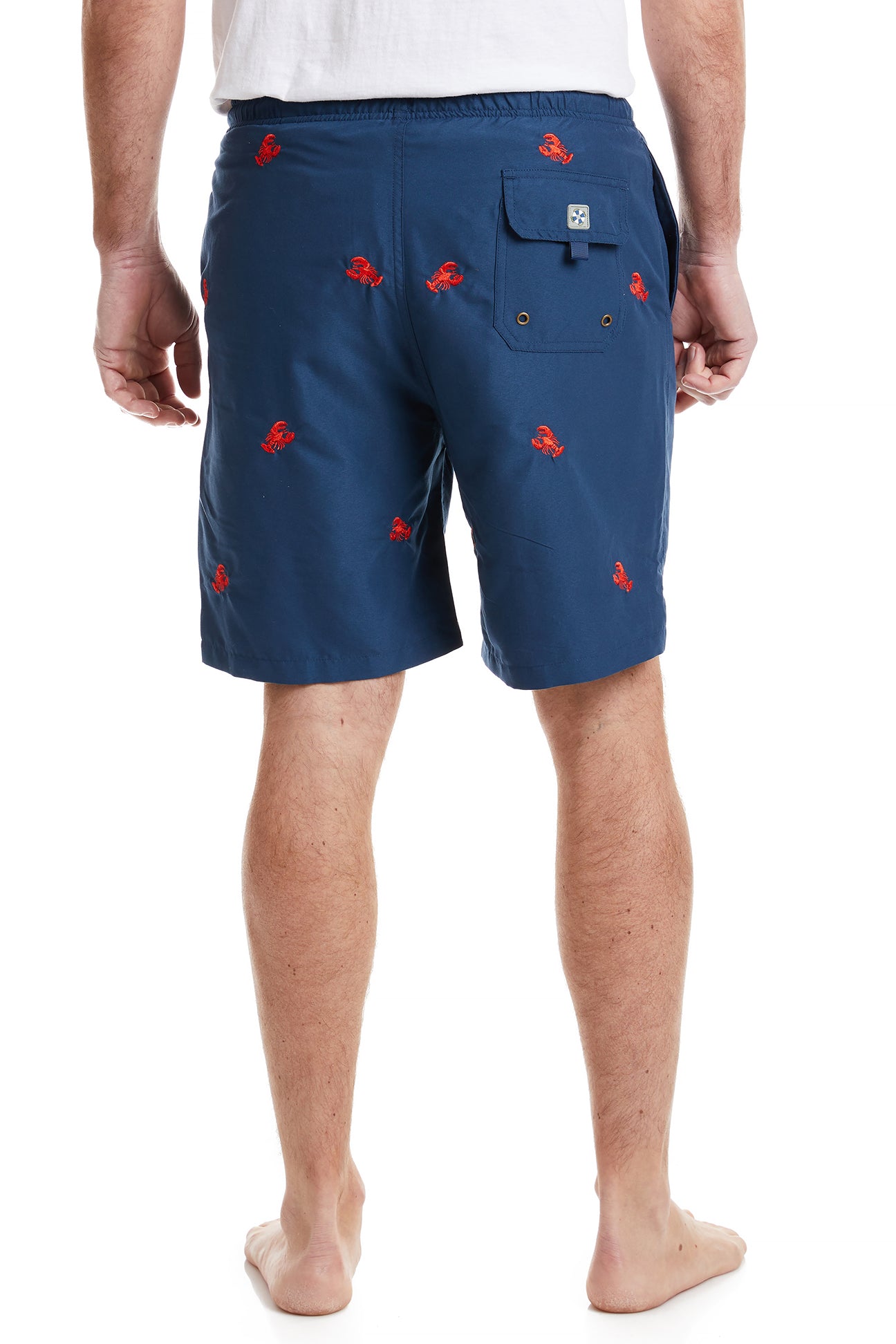 Sandbar Swim Suit for Women - Nantucket Navy Blue One Piece Bathing Suit with Lobster Print | Perfect for Beach Vacations, Pool Parties & Summer Getaways