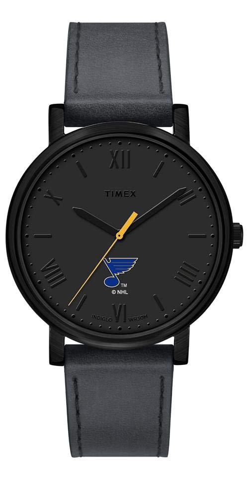 Timex Tribute 42mm Women's Stainless Steel Quartz Watch with Genuine Leather Strap - Elegant Dress Watch for Night Events, Business Meetings & Special Occasions