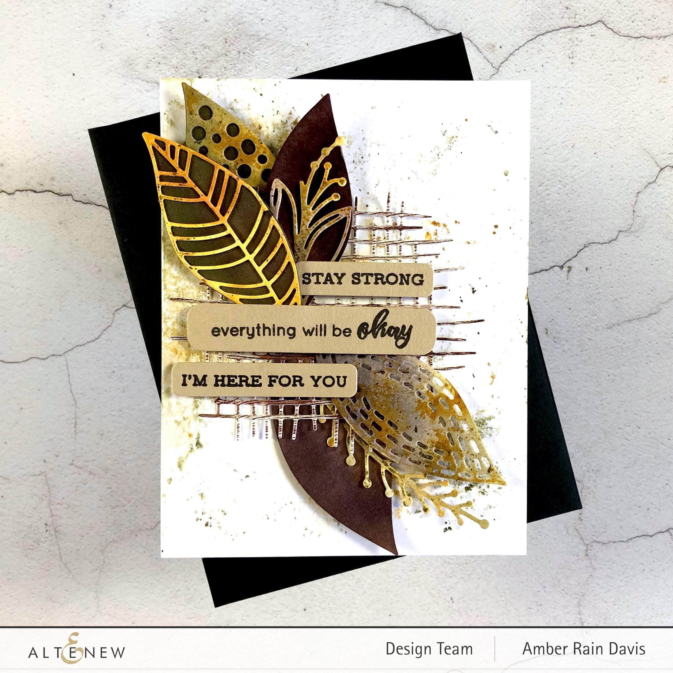 Leaf Mix Die Set for Card Making & Scrapbooking - DIY Paper Crafting & Greeting Cards - Perfect for Handmade Invitations & Home Decor