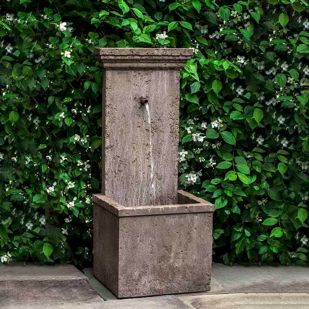Campania International Marais Wall Fountain - Outdoor Garden Water Feature for Patio, Yard & Landscape Decor
