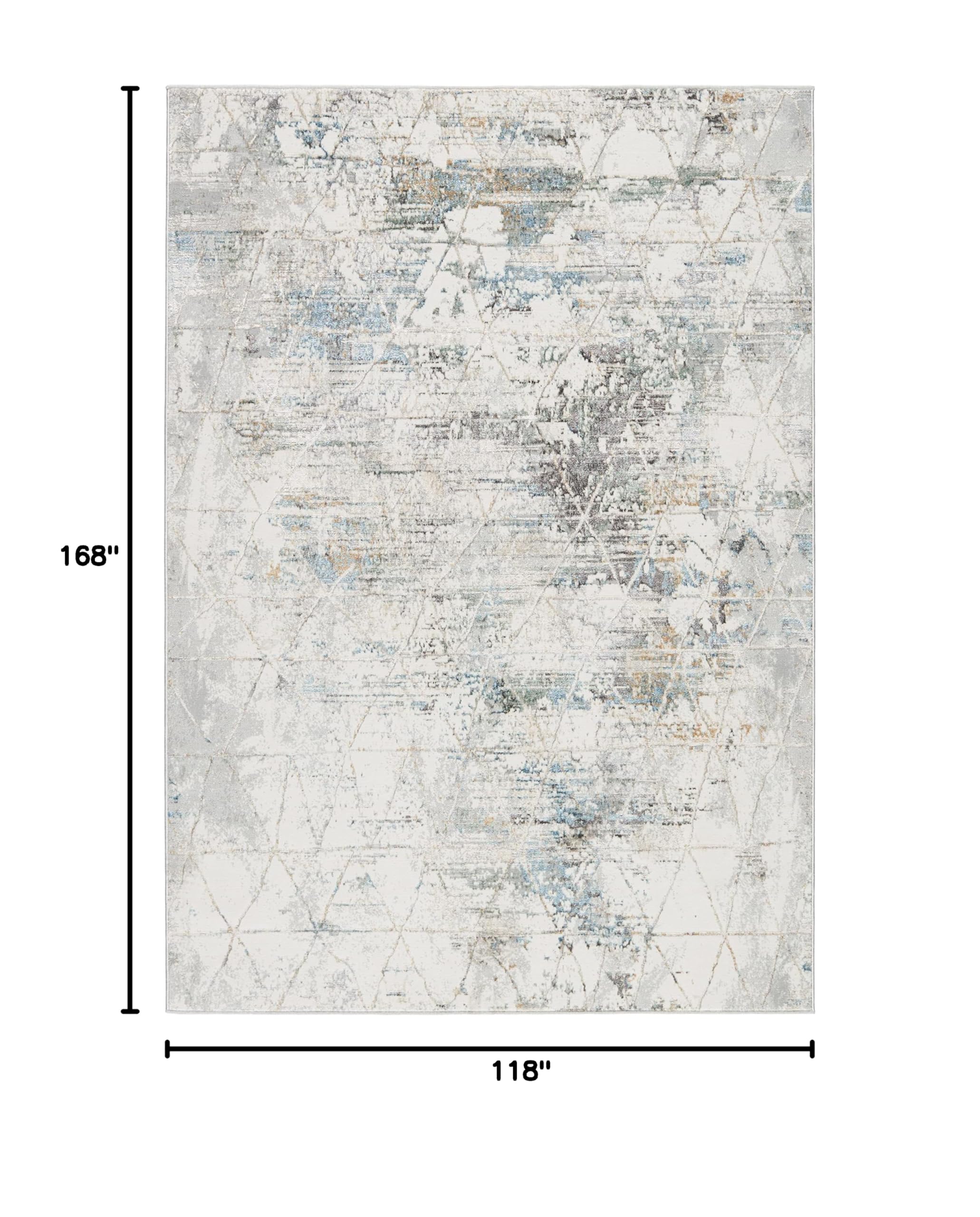 Jaipur Living Arya Trellis Gray/Light Blue 9'10