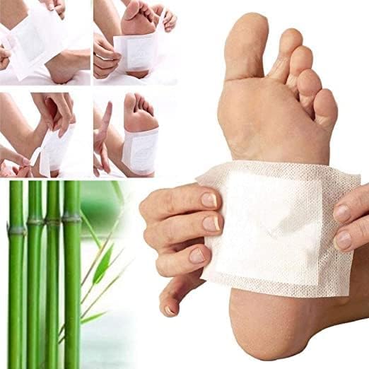 Dr. Pen Detox Foot Patches - Natural Pain-Free Foot Pads for Stress Relief & Better Sleep, Body Cleansing & Toxin Removal Kit (10 Pads) - Perfect for Nighttime Relaxation & Wellness Routine