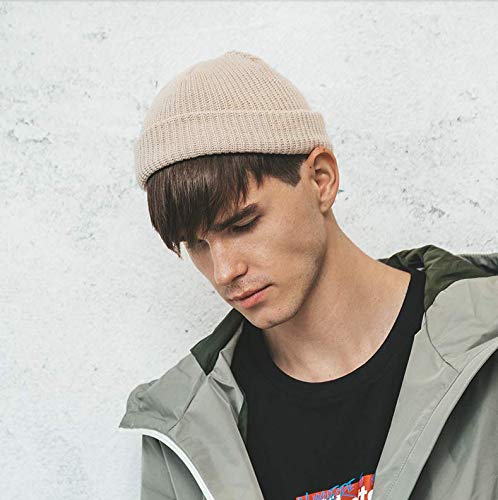 Vidsel Unisex Fisherman Beanie - Warm Wool Knit Skull Cap for Men & Women - Winter Trapper Hat with Swag Cuff - Perfect for Outdoor Activities, Skiing, Hiking & Cold Weather