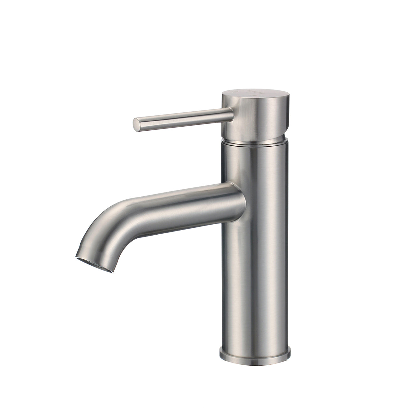 81H13 Single Hole Bathroom Faucet - Modern Waterfall Spout Vanity Sink Faucet with Lever Handle for Bathroom, Powder Room & Guest Bath Installation