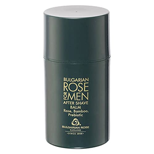 Bulgarian Rose After Shave Balm for Men - 100% Pure Rose Oil, 50ml - Soothing Post-Shave Moisturizer for Sensitive Skin | Perfect for Daily Skincare Routine & Gift Sets