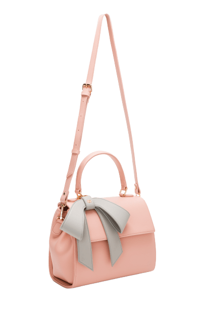 Vegan Leather Crossbody Handbag for Women | Cottontail Light Pink Purse | Perfect for Work, Travel & Everyday Use