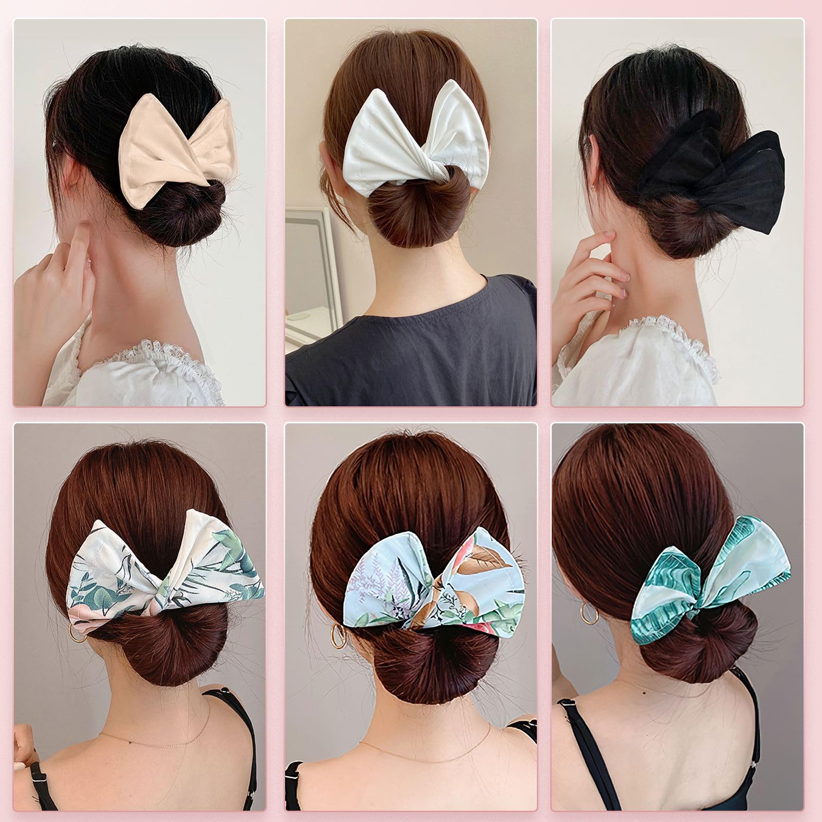 3-Piece Deft Hair Bun Maker Set - Easy Twister & French Twist Curler for Women & Girls | Fashionable Black, Red & Leopard Colors | Perfect for Parties, Weddings & Everyday Hairstyles