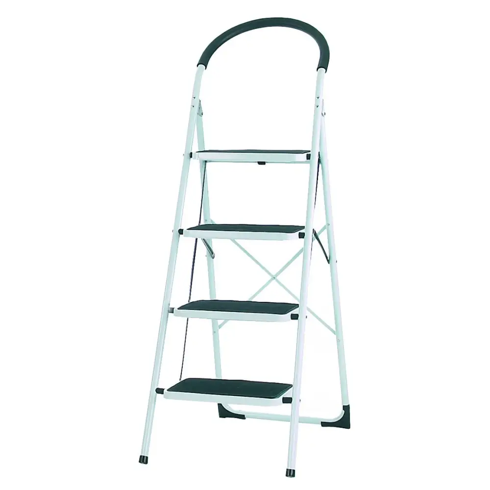 Lightweight Folding Step Stool with Non-Slip Soft Grip Handle - Perfect for Home, Kitchen, Garage, and Office Use